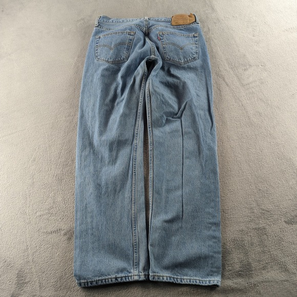 Vintage Levis 501 Jeans Mens 36x32 (Fits 34x31) Blue Light Wash 2001 Y2K Canada - Picture 2 of 12